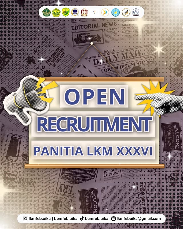 Open Recruitment Panitia Latihan Kepemimpinan Mahasiswa (LKM) XXXVI Tahun 2026